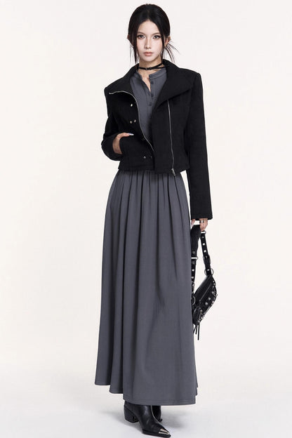 Light Silhouette Stretch Knit Vest Dress