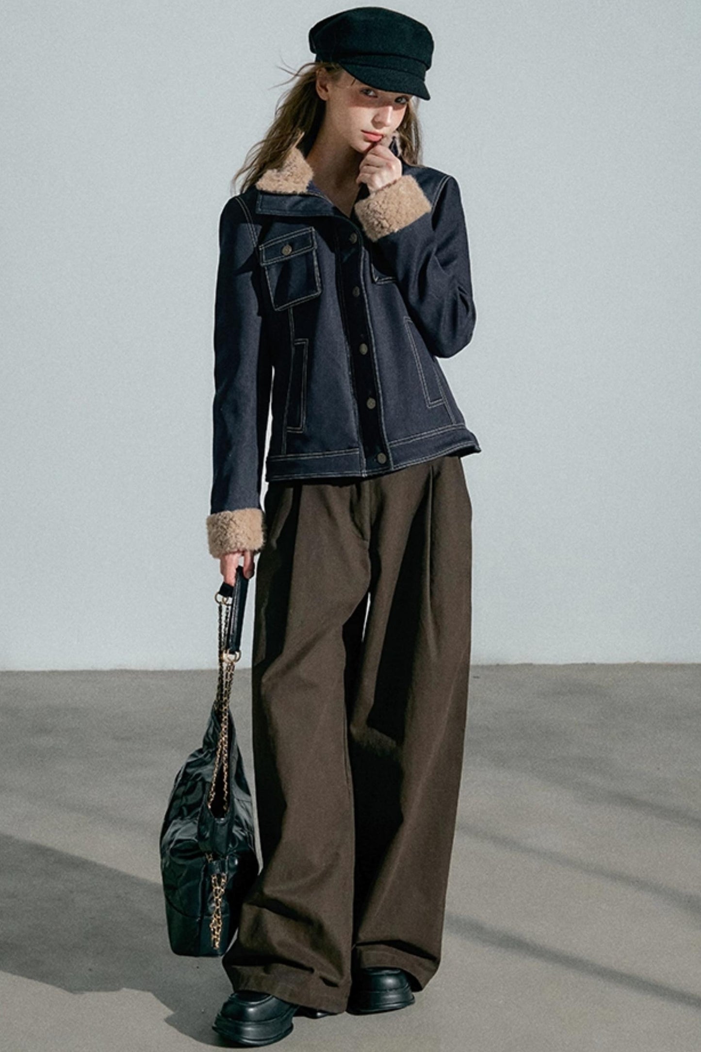 Empire Lapel Denim Jacket