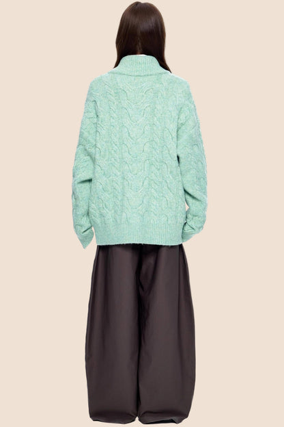 Twisted Knit Cardigan