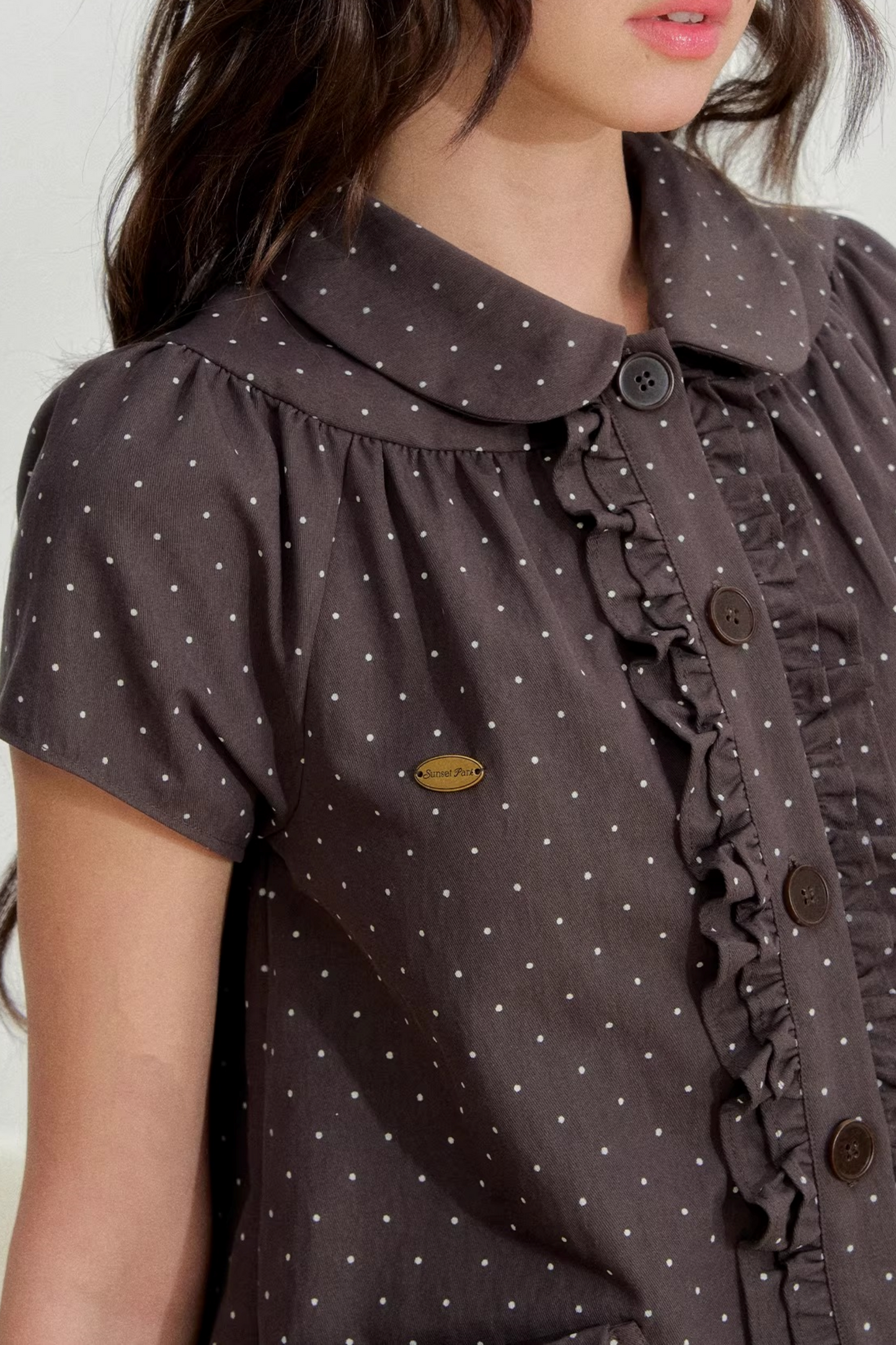 Orderly Wave Floral Skirt Set-Up