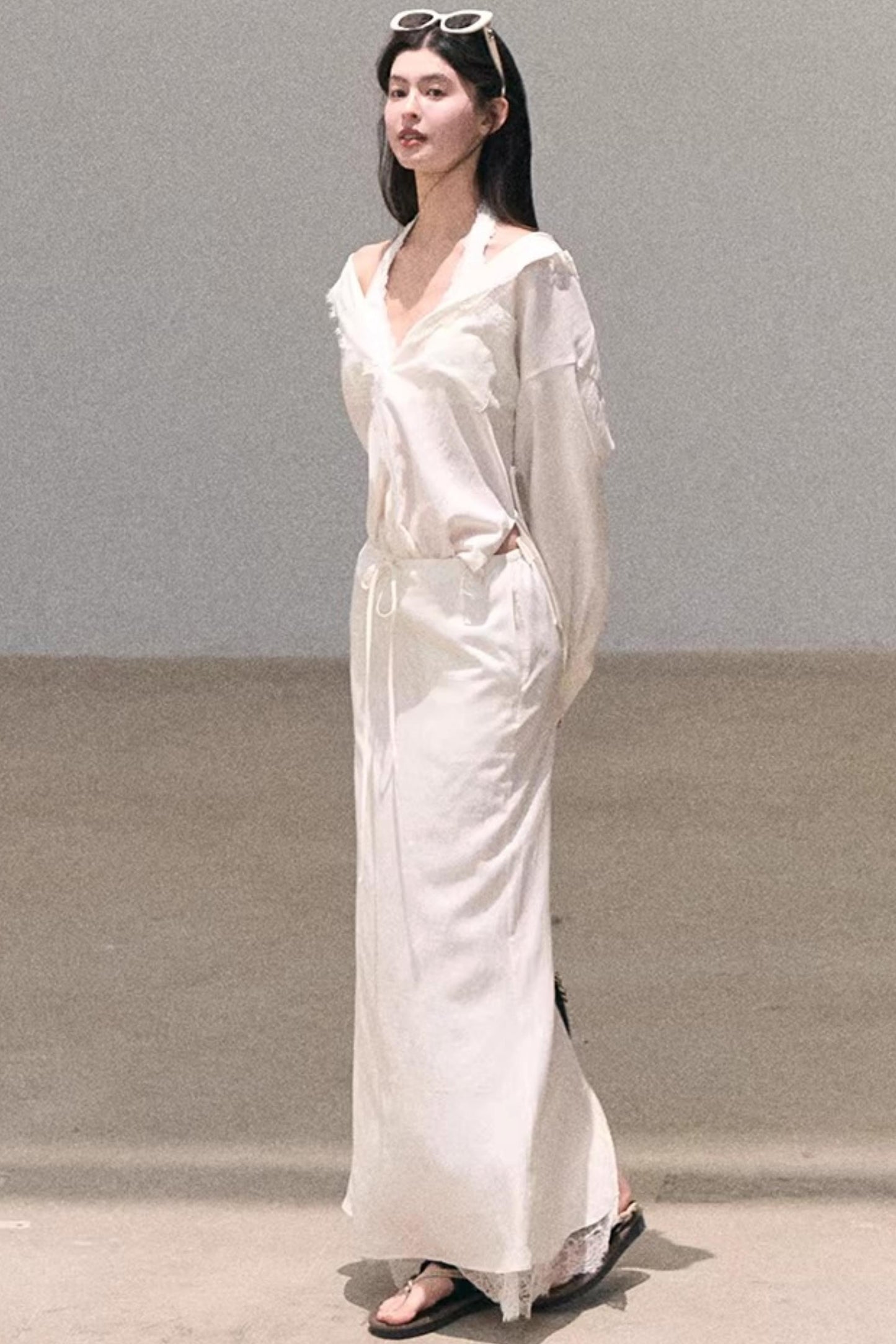 Lace-Trimmed Halter Camisole