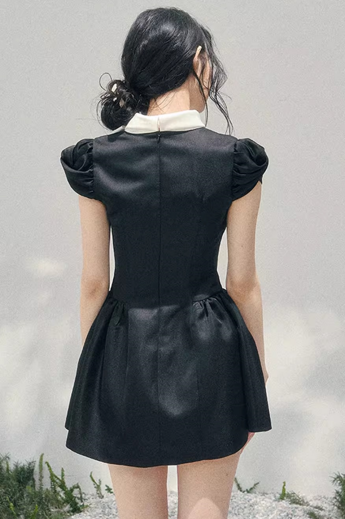 Lilian Ball Puff Sleeve Dress