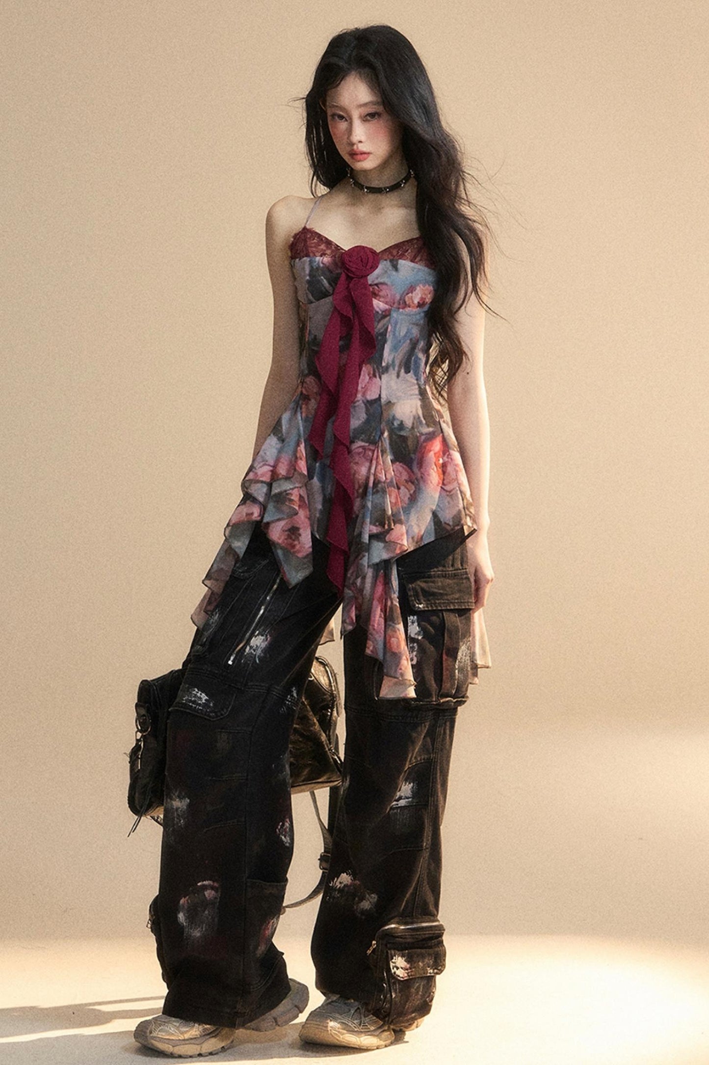 Waist-Shaped Lace Top