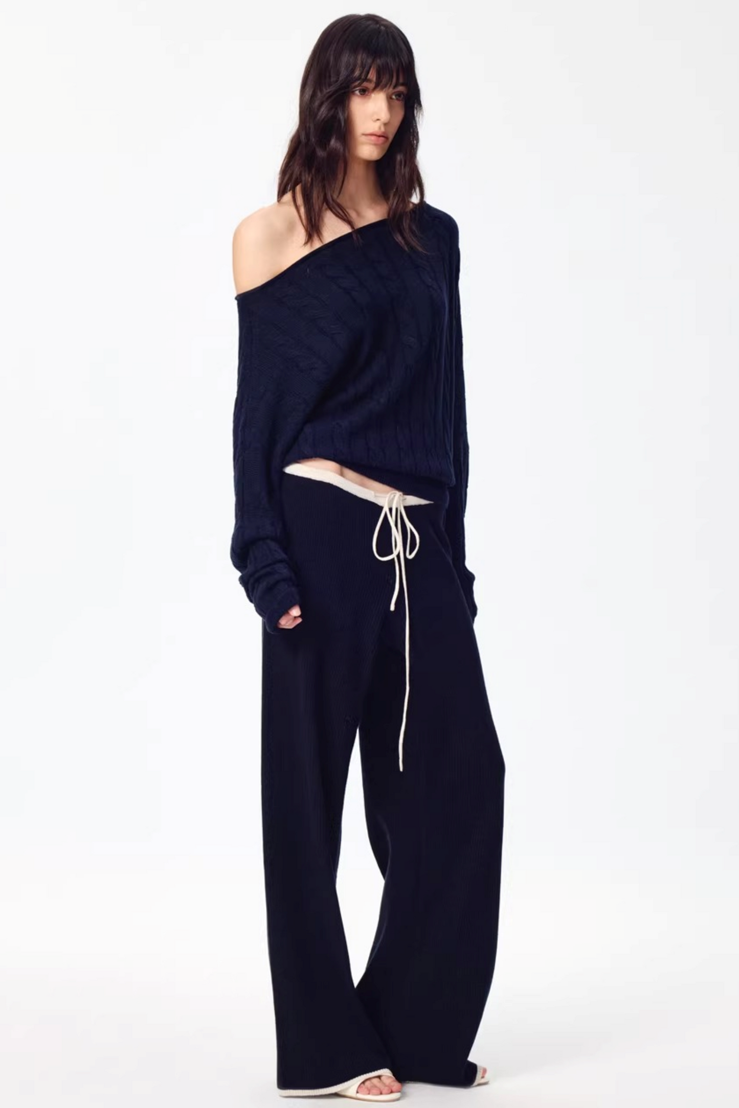 Woll-Off-Shoulder-Strick-Set