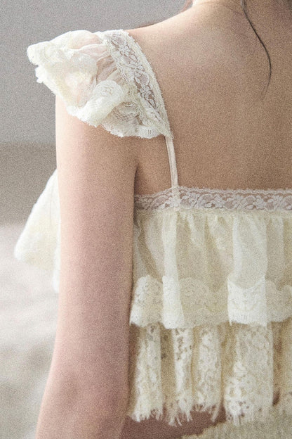 Misty Floral Lace Top