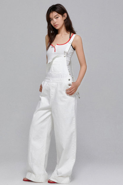 Tricolor Lace Slim Strap Top