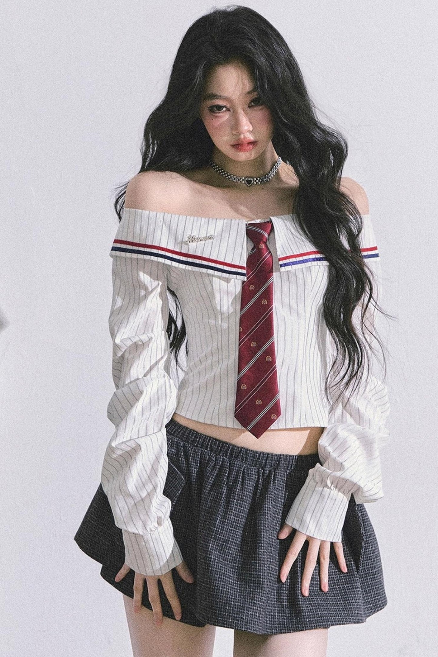 Slimming Striped Waist Top