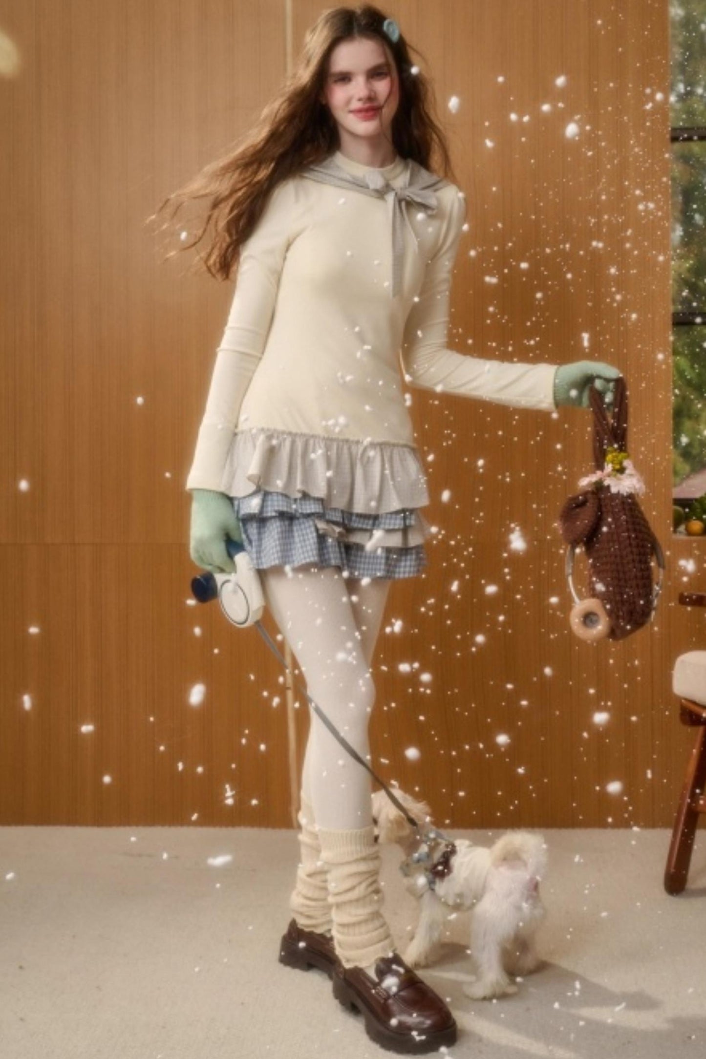 Lake Blue Vichy Dress