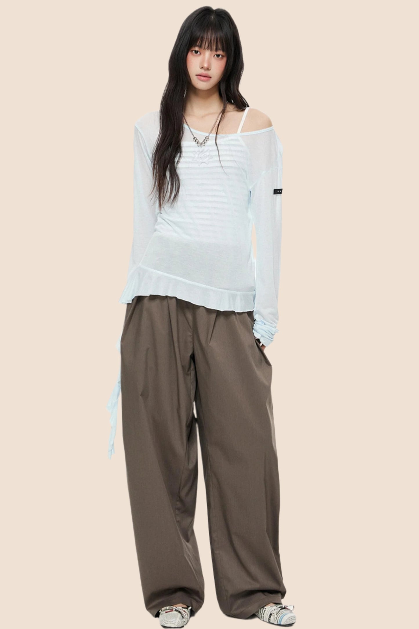 Sheer Summer Smock Top