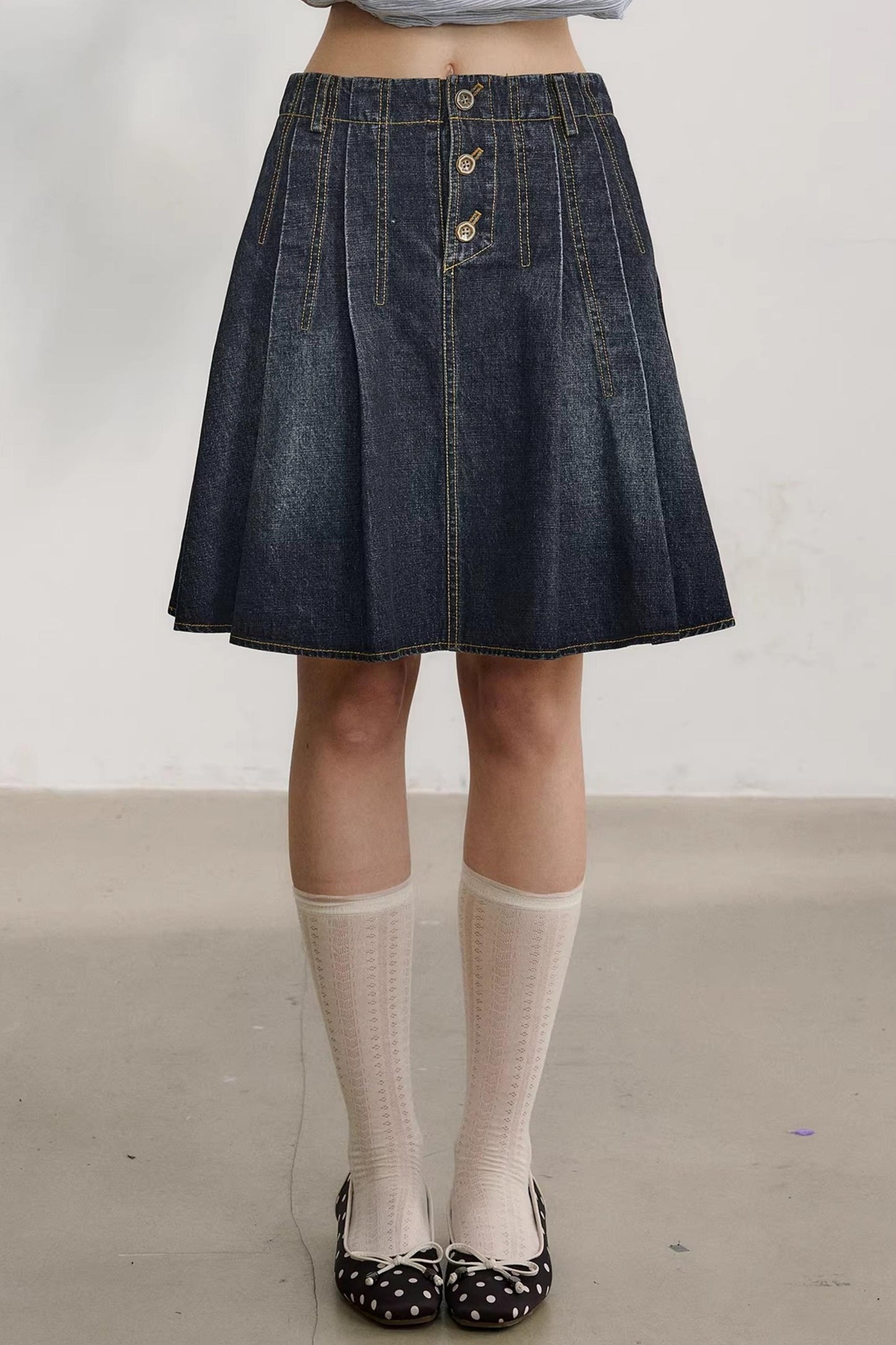 First Love Denim Skirt Set