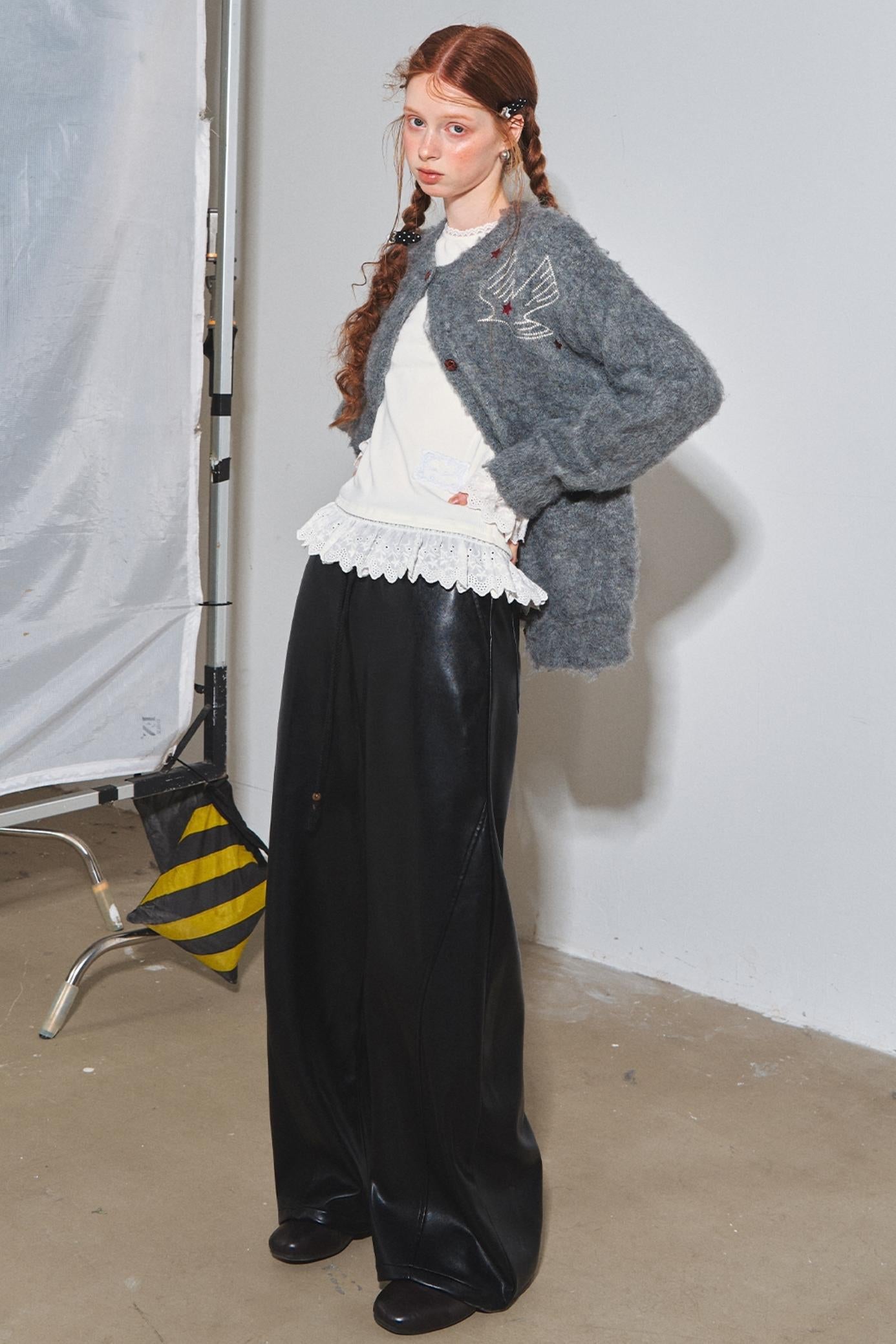 Relaxed Leather Pants