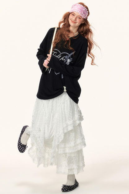 Color-Blocked Letter T-Shirt