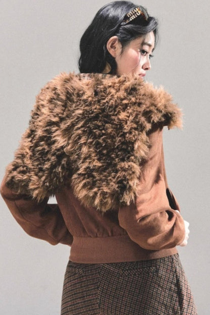 Floating Twilight Lamb Wool Coat