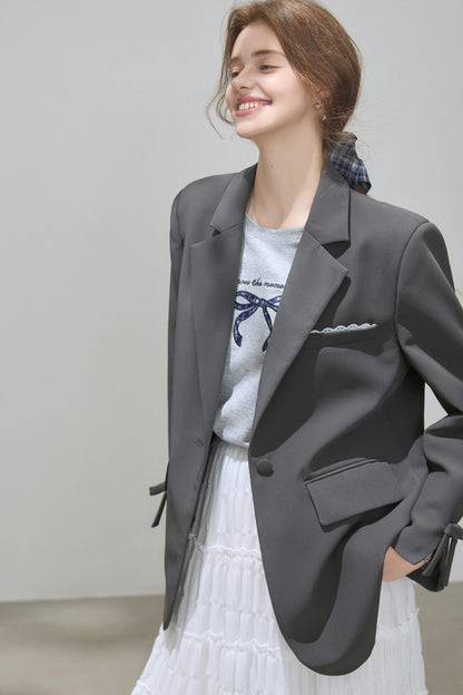Gray Womens Blazer