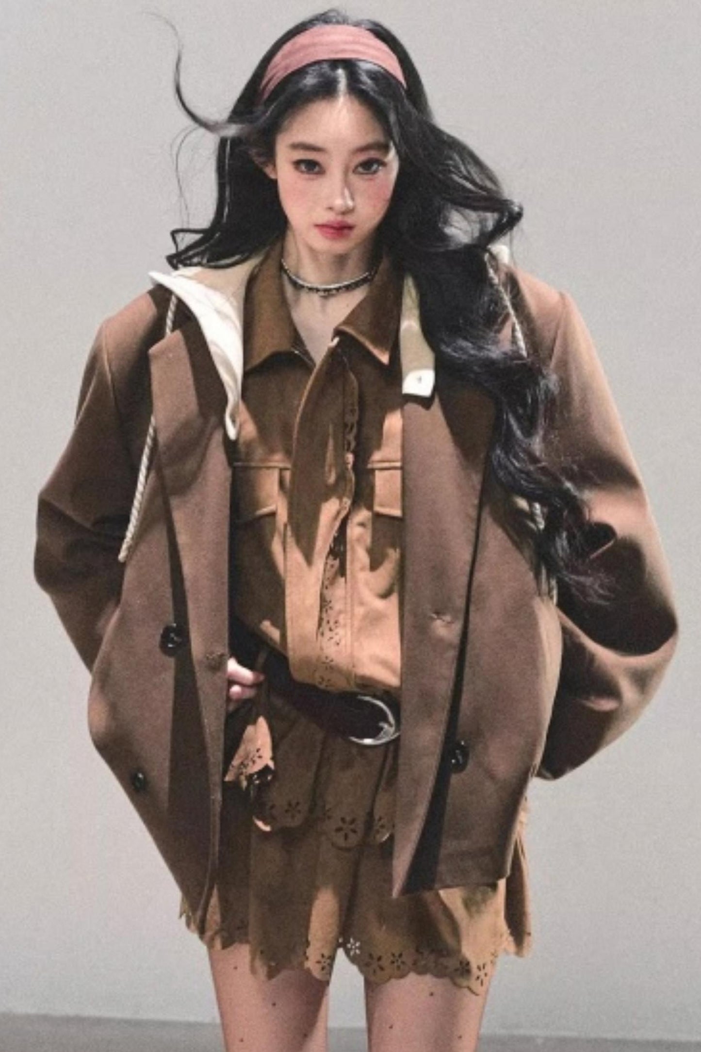 Cowhide Velvet Winter Dress