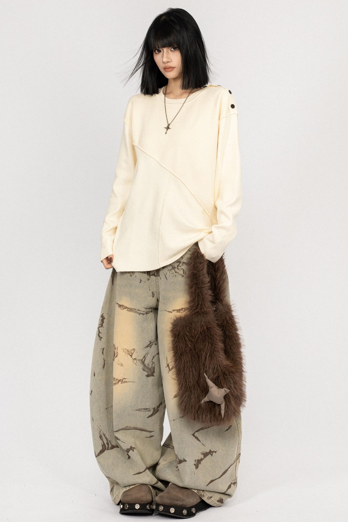 Retro Knitted Minimal Top