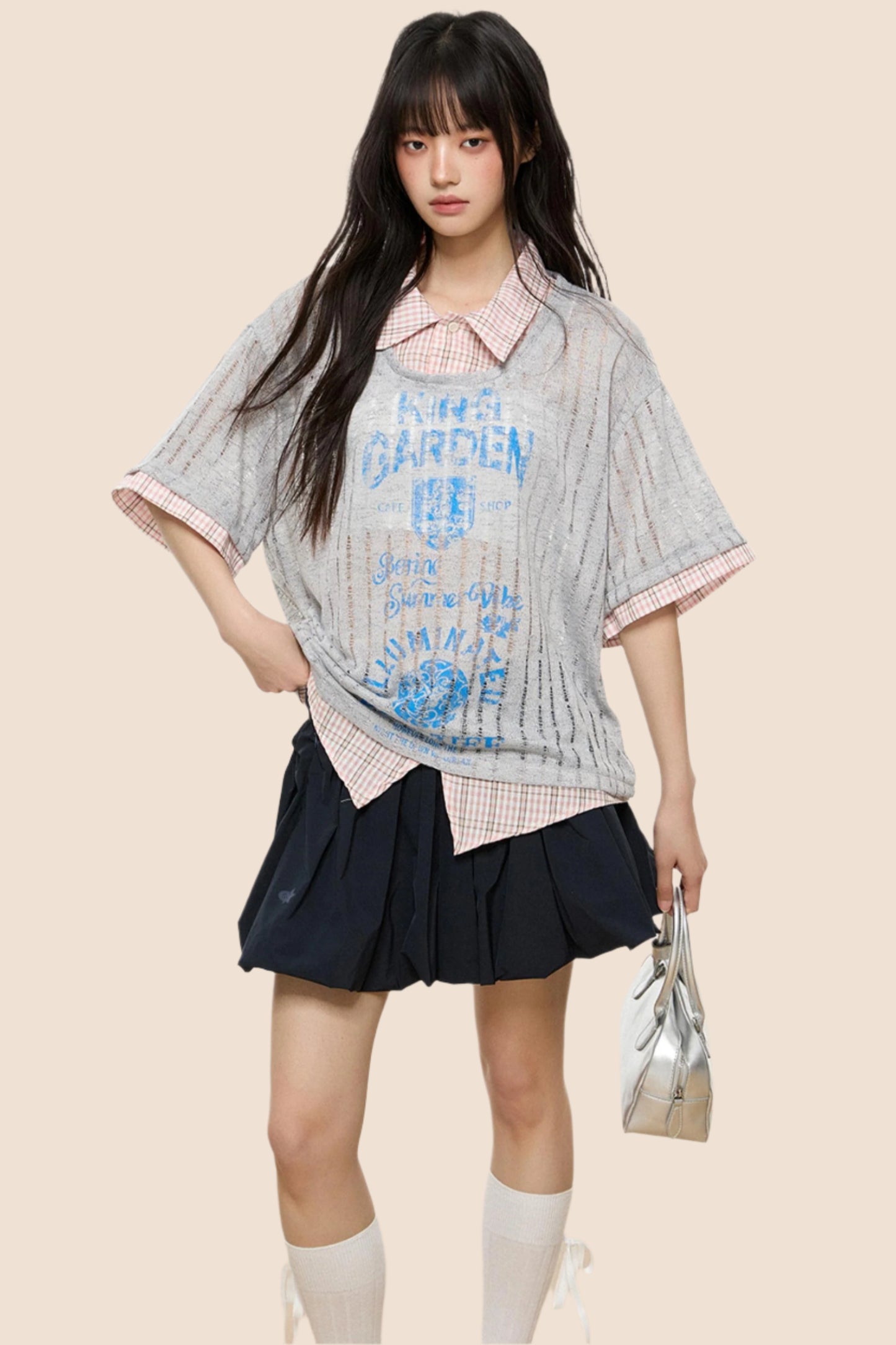 Summer Chic Collared T-Shirt