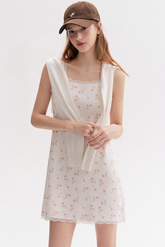 Daisy Whisper Knit Vest Dress