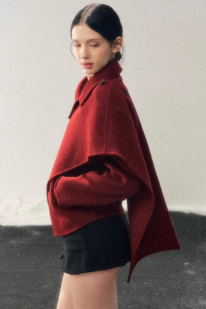 Eye-Catching Woolen Winter Coat