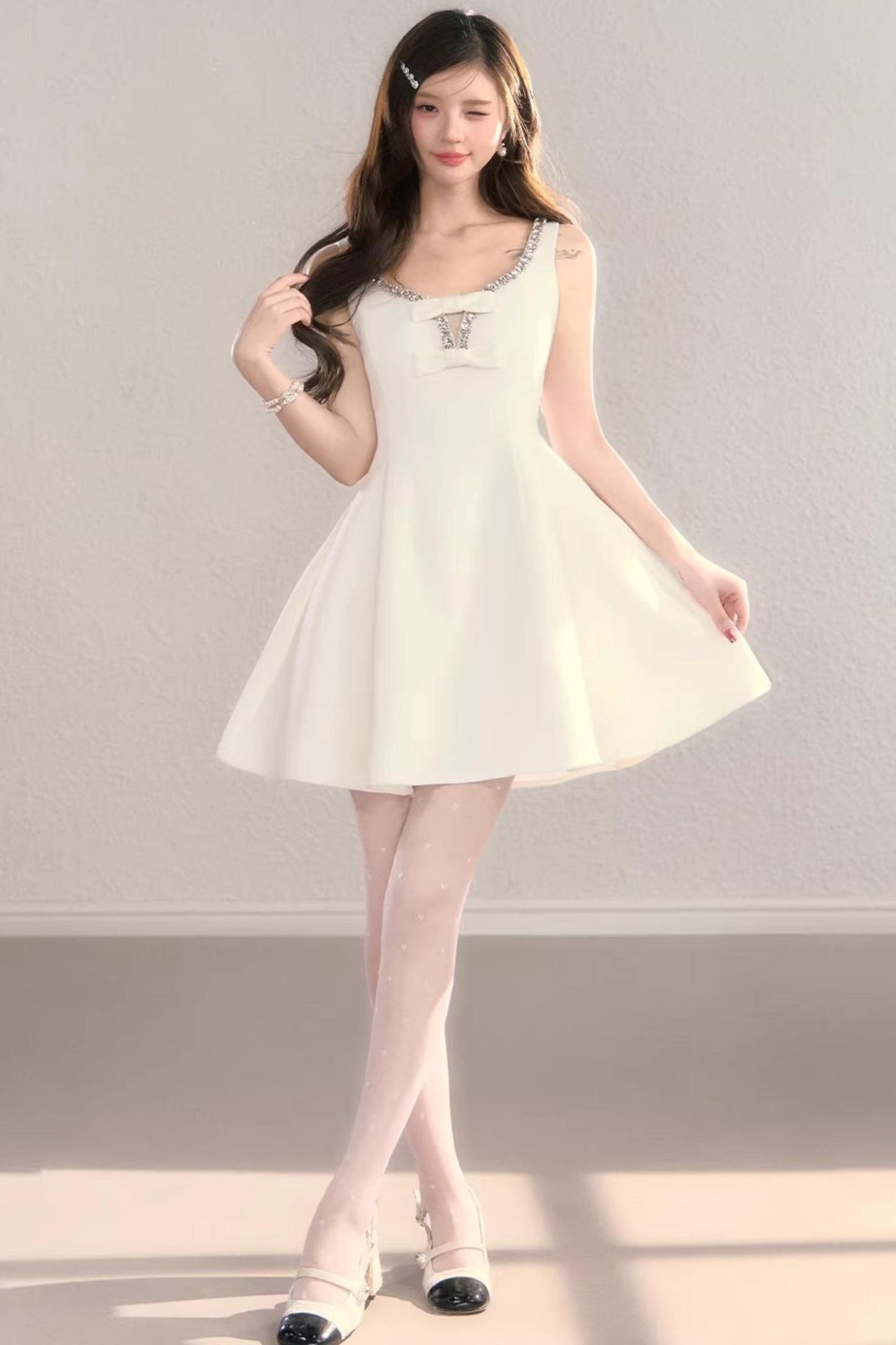 Diamond Bowknot Dress