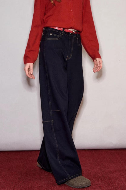 Versatile Red Scimitar Jeans