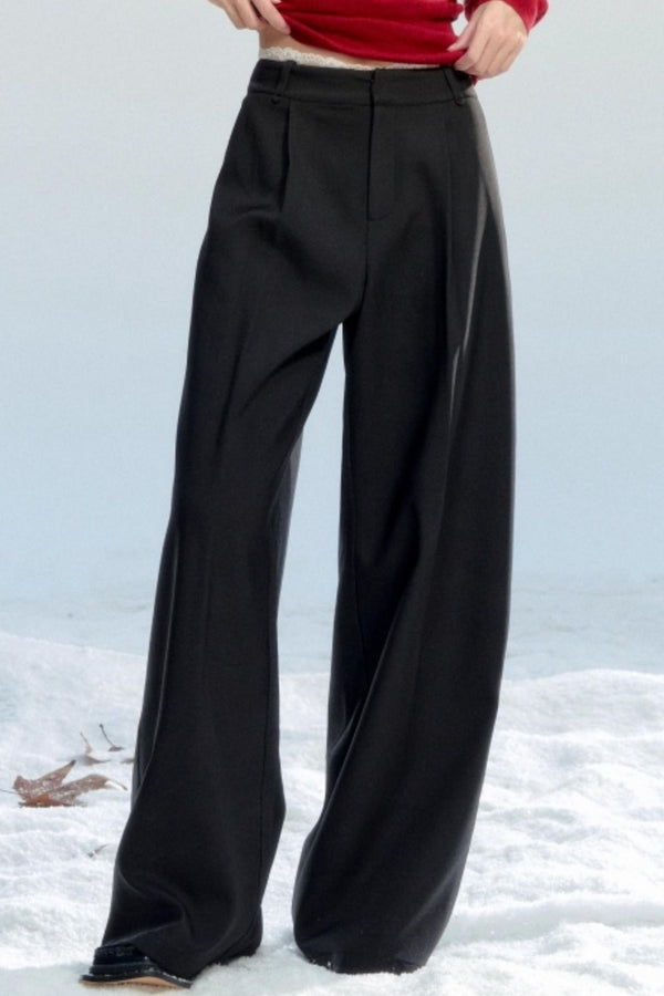 Korean Design Wide-Leg Pants