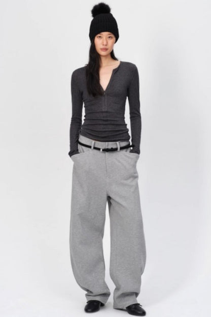 Winter Wide-Leg Sweatpants