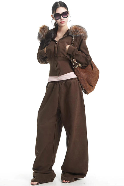 레트로 커피 후드 탑 셋업