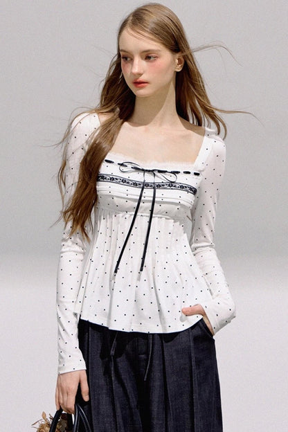 French Polka Dot Top Set-Up