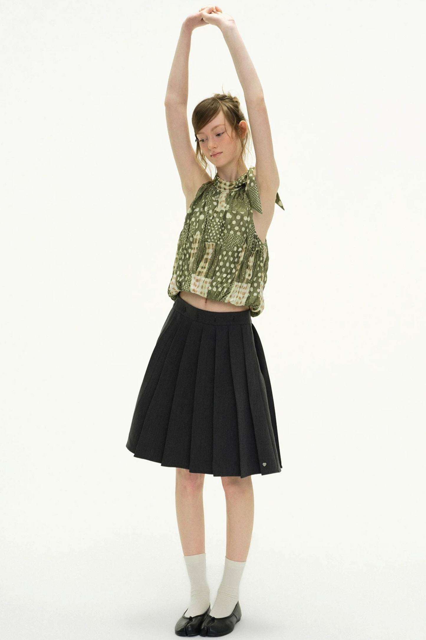Holiday Reverie Pleated Dress