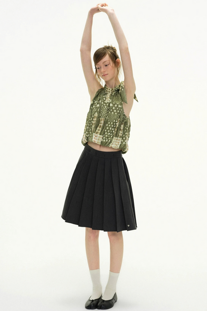 Holiday Reverie Pleated Dress