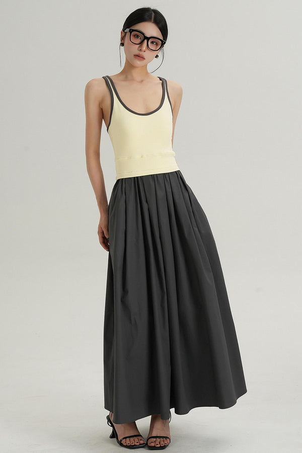 Color Block Camisole Dress