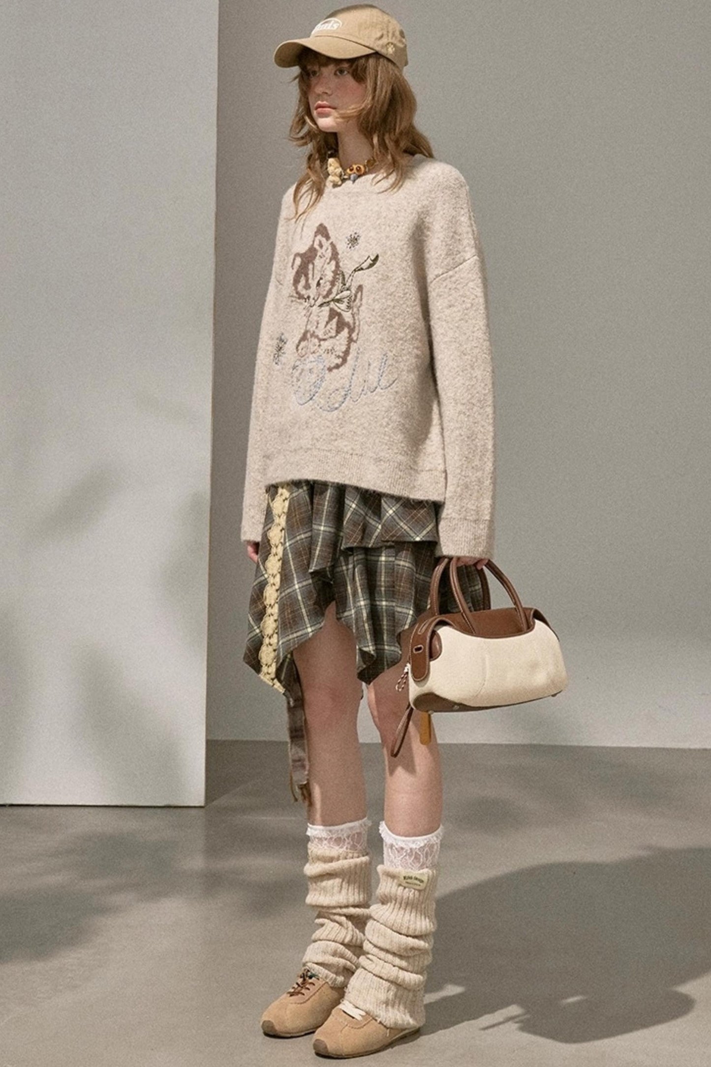 Furball Crew Neck Loose Sweater