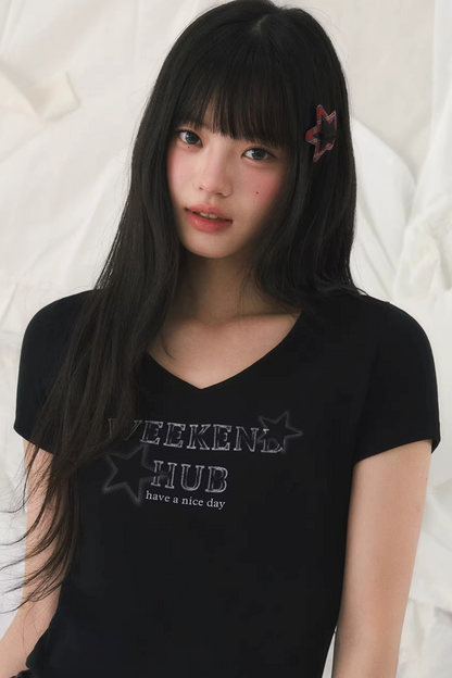 Slim Fit V-Neck T-Shirt