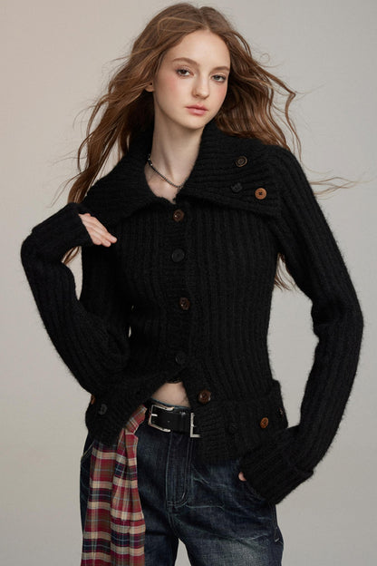 Wool Roll-Neck Sweater Tops