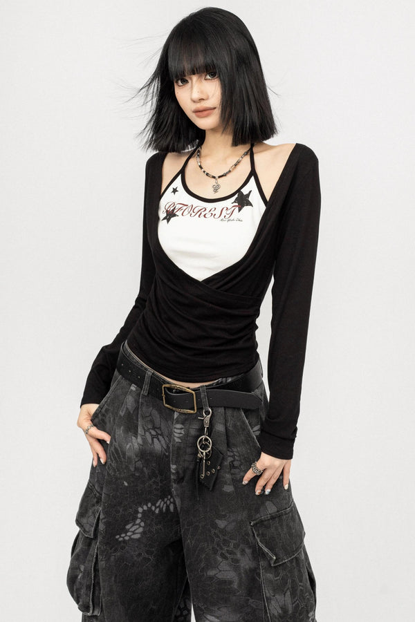 Vintage Spice Swing Halterneck T-Shirt