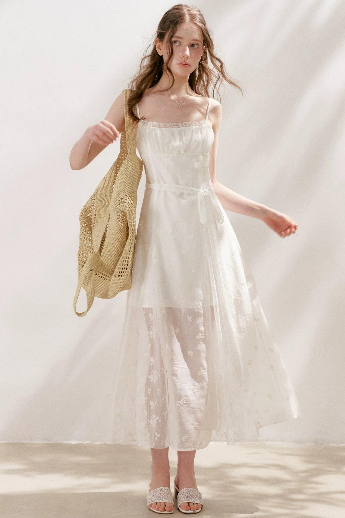 Lyocell Lace Embroidery Dress