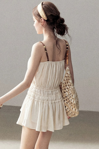 Französisches Sommerkleid mit Trägern