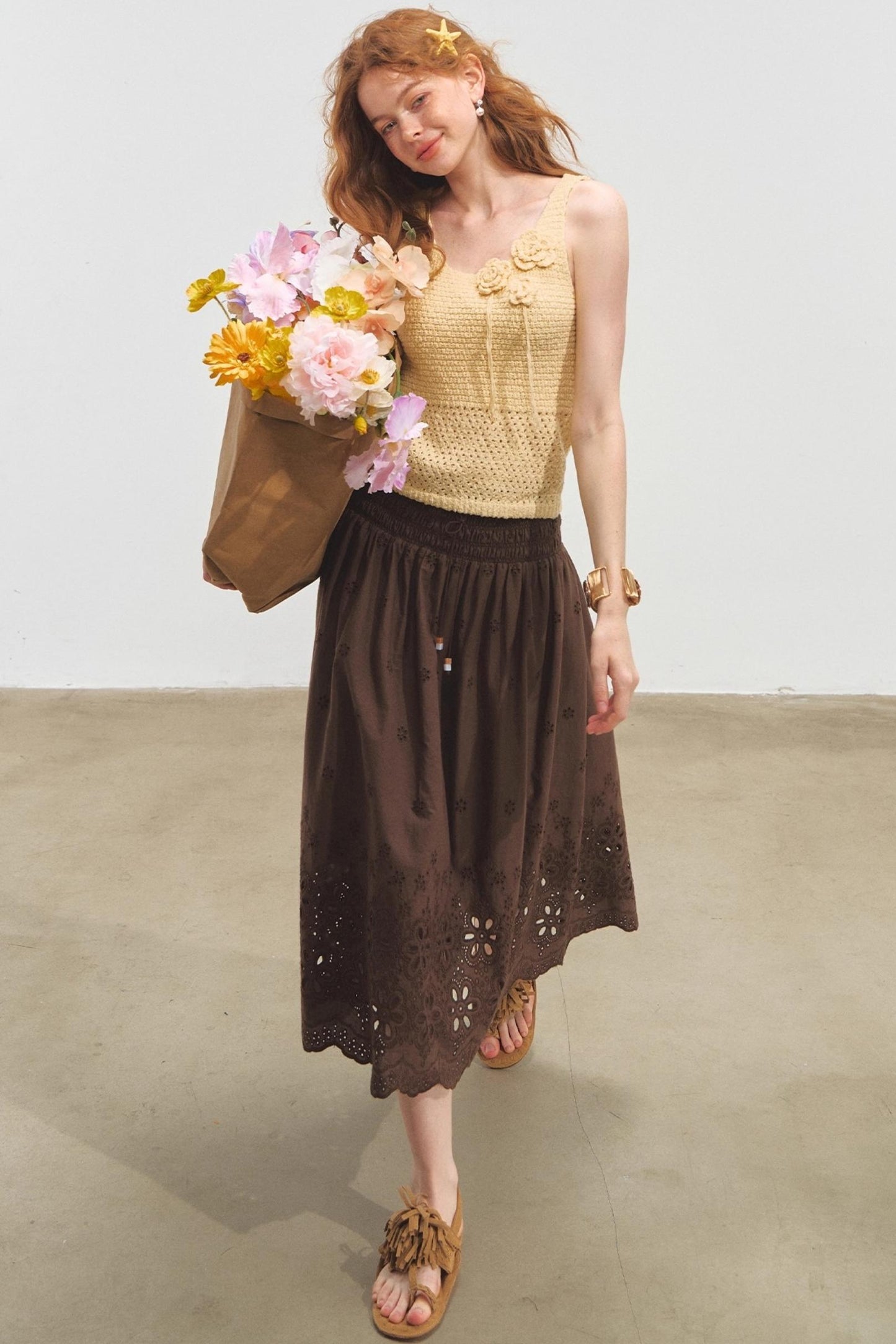 Three-Dimensional Knitted Vest