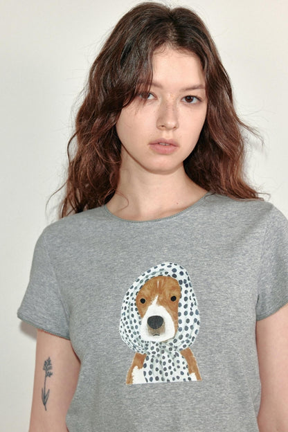 Polka Dot Puppy Tee