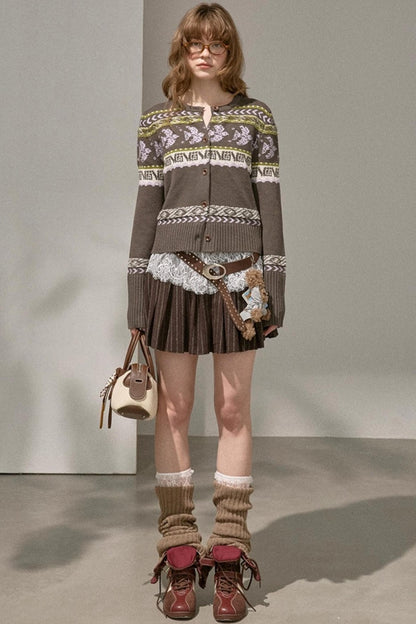 Flying Sparrow Button Knit Cardigan