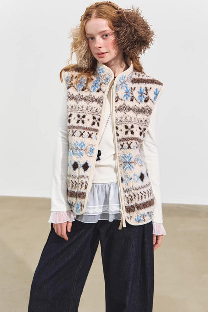 Polar Fleece Jacquard Jacket Set-Up