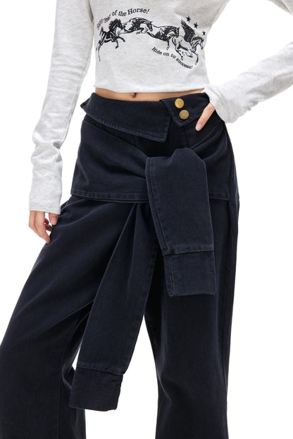 Retro Washed Cargo Pants