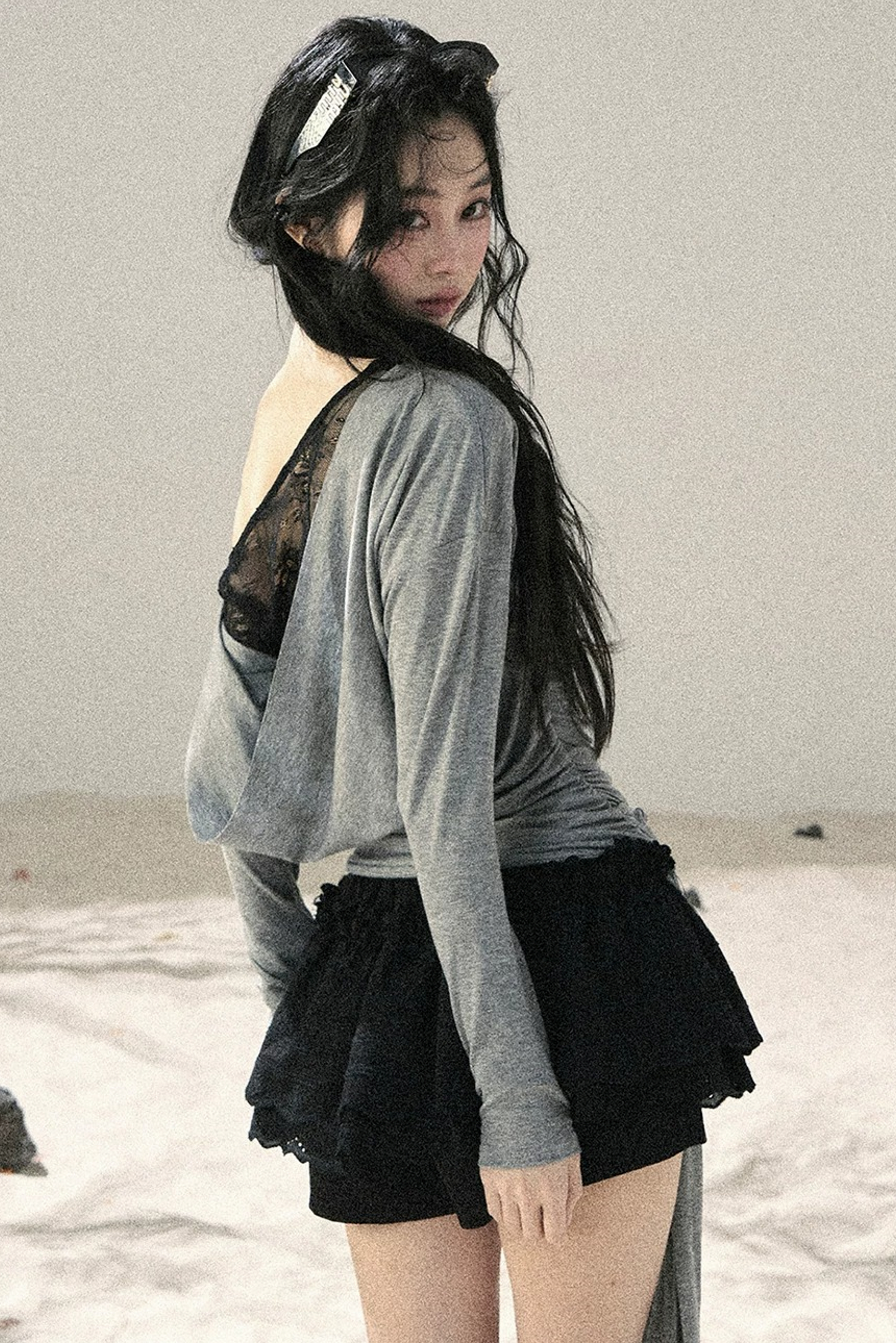 Asymmetrical Lace Summer Top