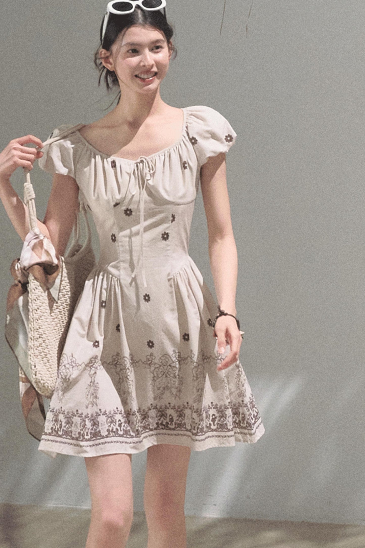 Radiant Cotton Dress