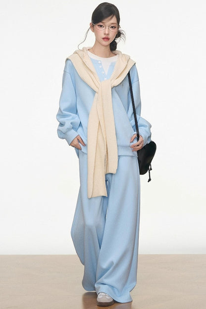 Gray Sweatshirt Set-Up