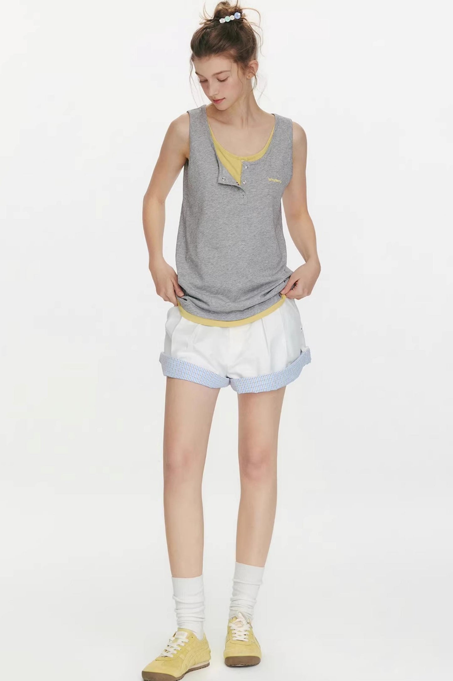 Summer Flavor Color-Blocked Vest