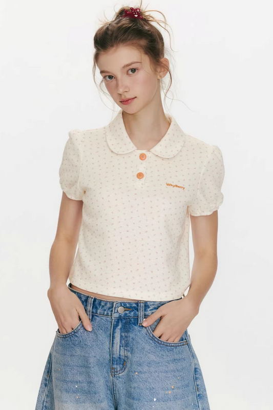 Floral Doll Collar Top