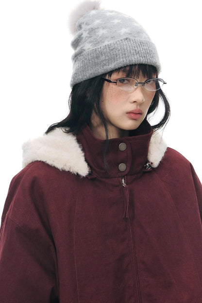 Vintage Red Cotton Jacket