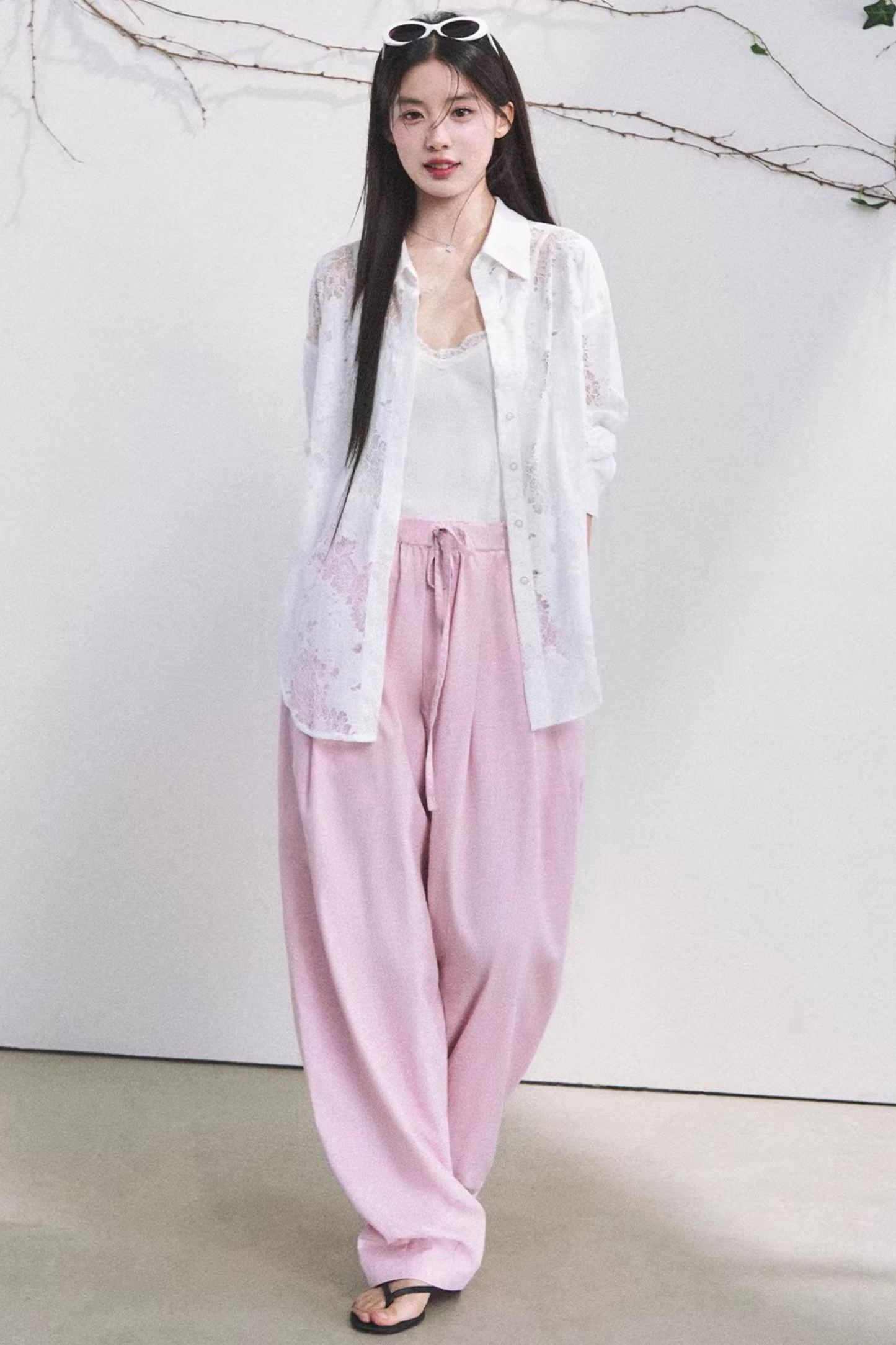 French Love Lace Shirt